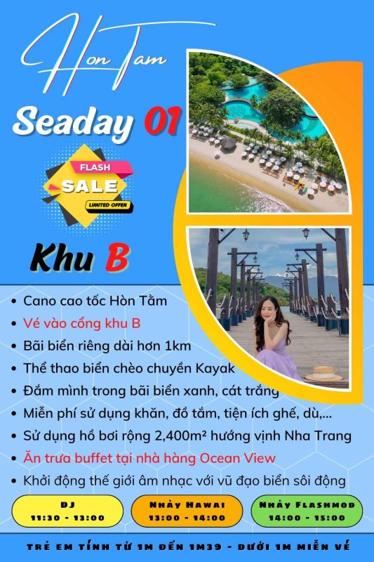 Tour Hòn Tằm Nha Trang